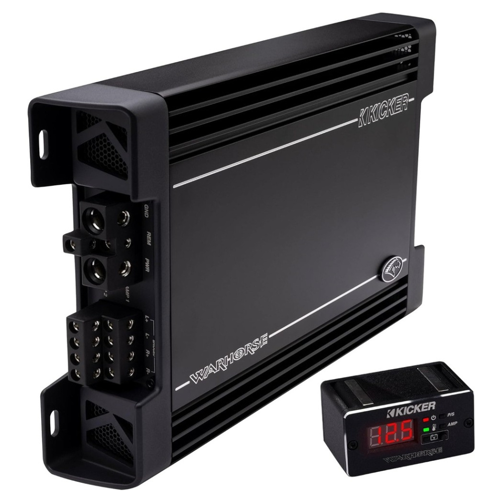 Kicker Warhorse WXA1000.4, mocny 4-kanałowy wzmacniacz