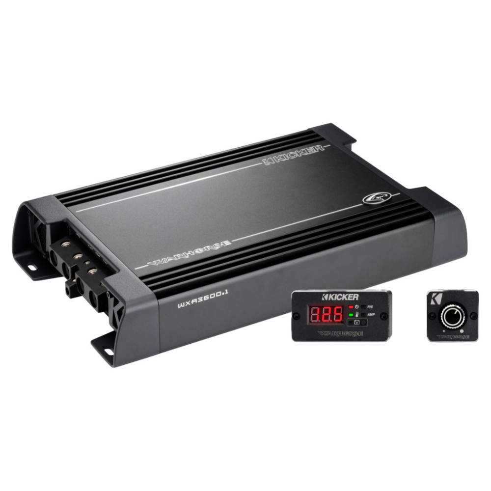 Kicker Warhorse WXA3600.1, mocny wzmacniacz monoblokowy