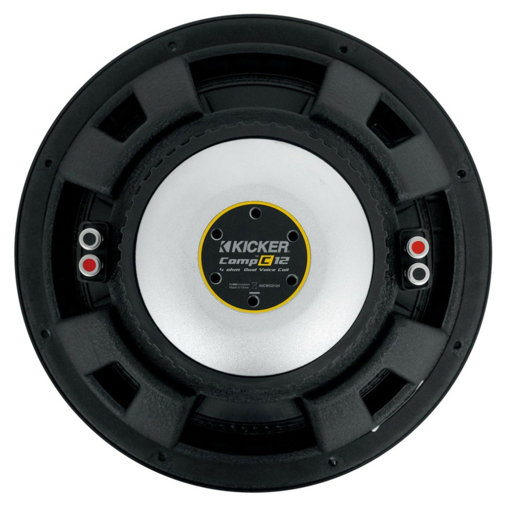 Kicker CompC CWCD124, 12-calowy głośnik niskotonowy, 2x4 ohm