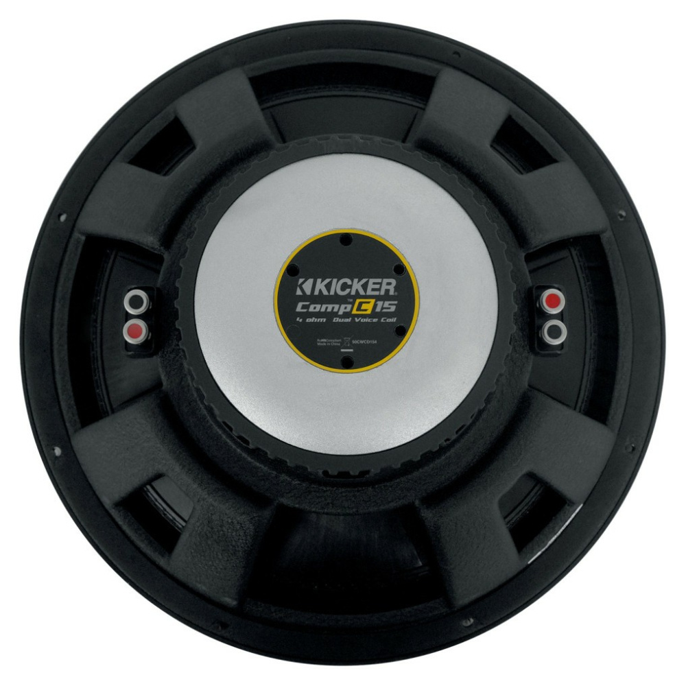 Kicker CompC CWCD154, 15-calowy głośnik niskotonowy, 2x4 omy