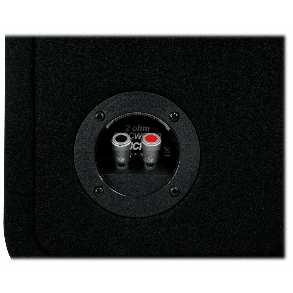 Kicker CompC DCWC102, skrzynia bass-reflex z 2 subwooferami 10-calowymi, 2 Ohm