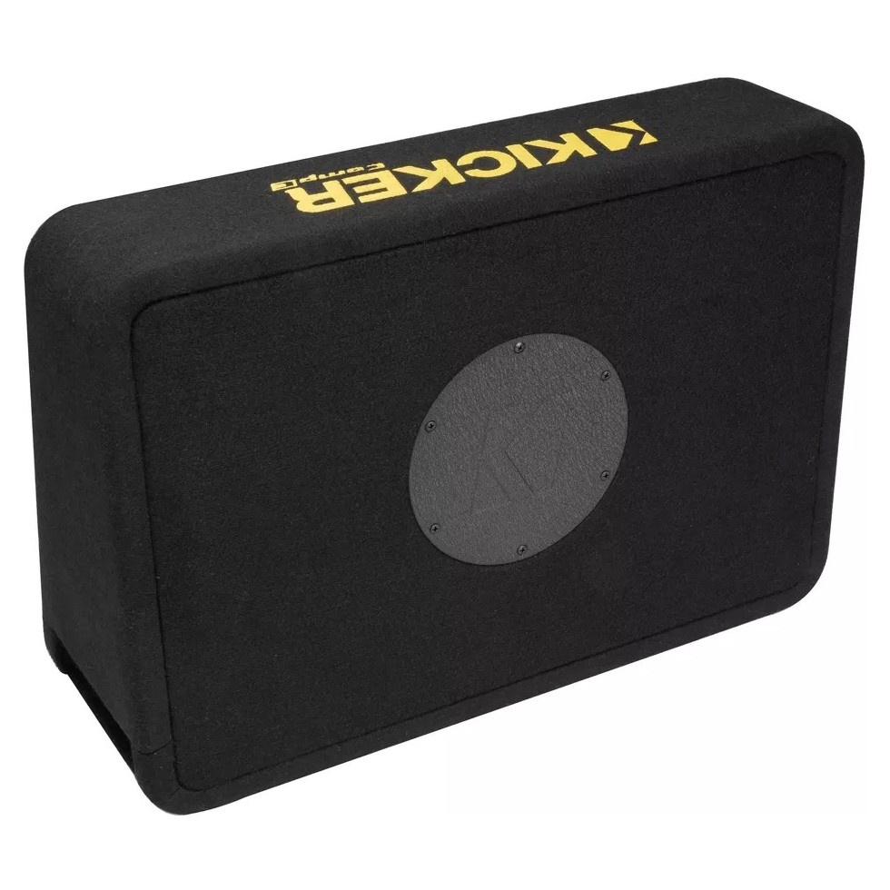 Kicker CompC TCWC102, obudowa subwoofera bass-reflex 1x10 cali, 2 omy