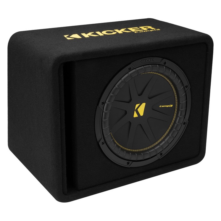 Kicker CompC VCWC124, obudowa bass-reflex 1x12 cali, 4 omy