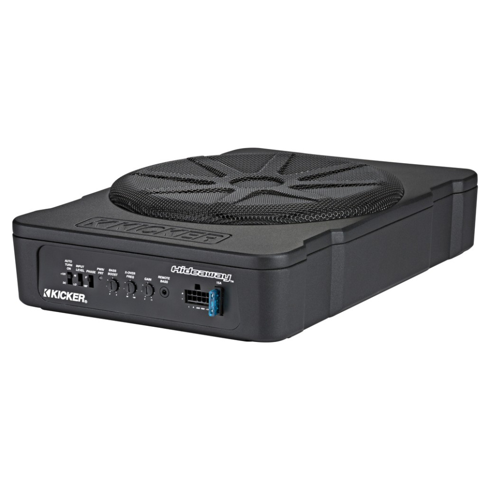 Kicker Hideaway HS10, aktywna skrzynia basowa 10 cali