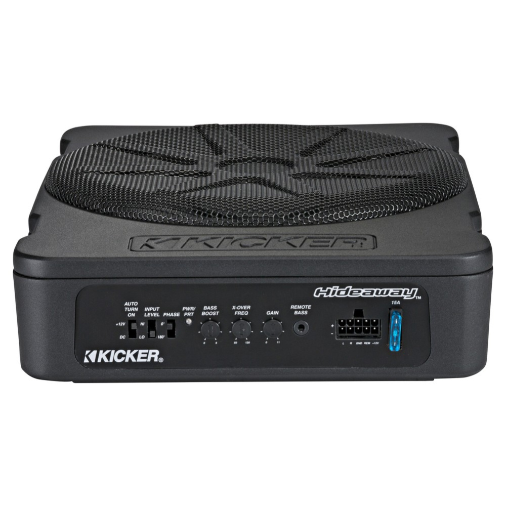 Kicker Hideaway HS10, aktywna skrzynia basowa 10 cali