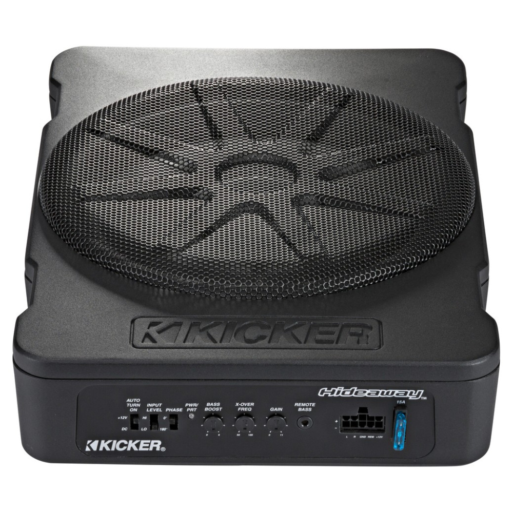 Kicker Hideaway HS10, aktywna skrzynia basowa 10 cali