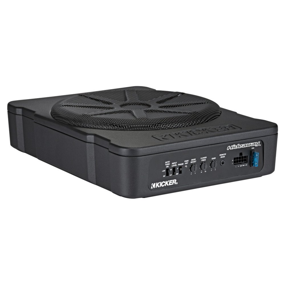 Kicker Hideaway HS10, aktywna skrzynia basowa 10 cali