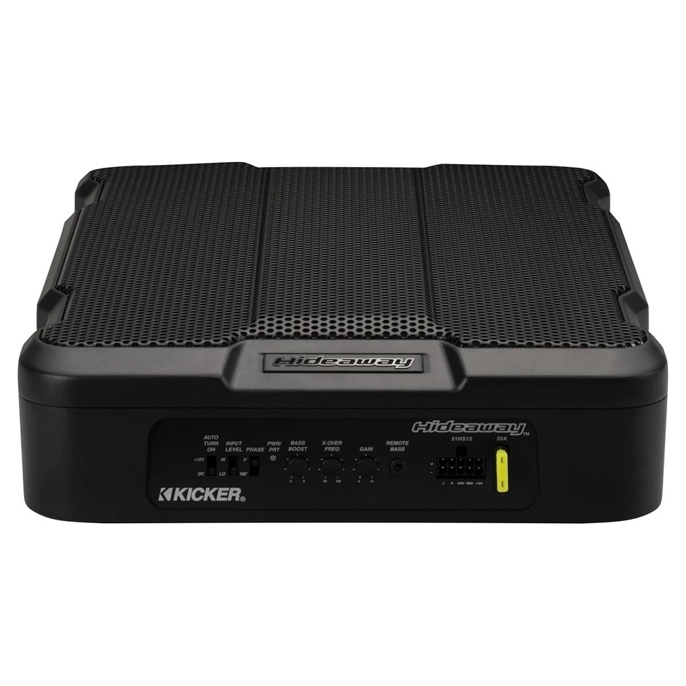 Kicker Hideaway HS12, aktywna skrzynia subwooferowa 12 cali