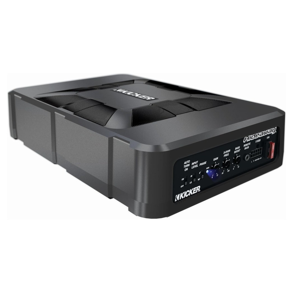 Kicker Hideaway HS8, aktywna skrzynia subwooferowa 8 cali