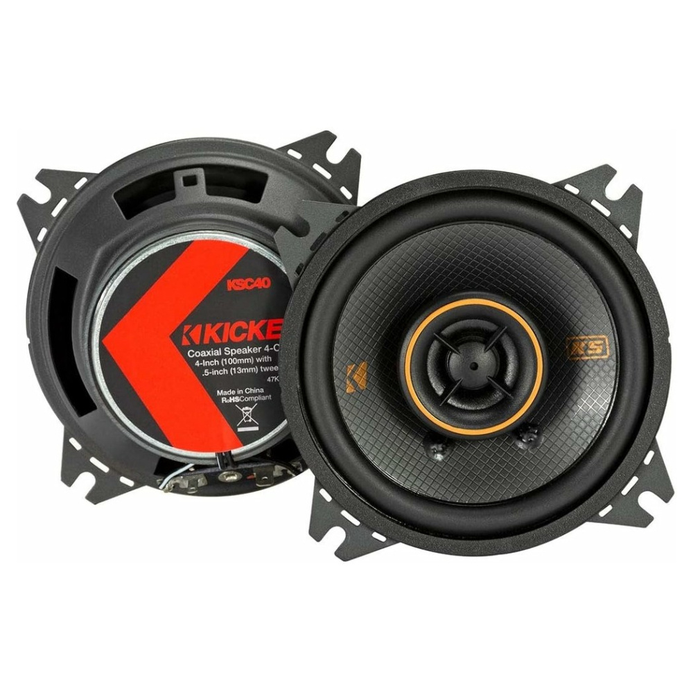 Kicker KSC404, 4-calowe głośniki współosiowe, para