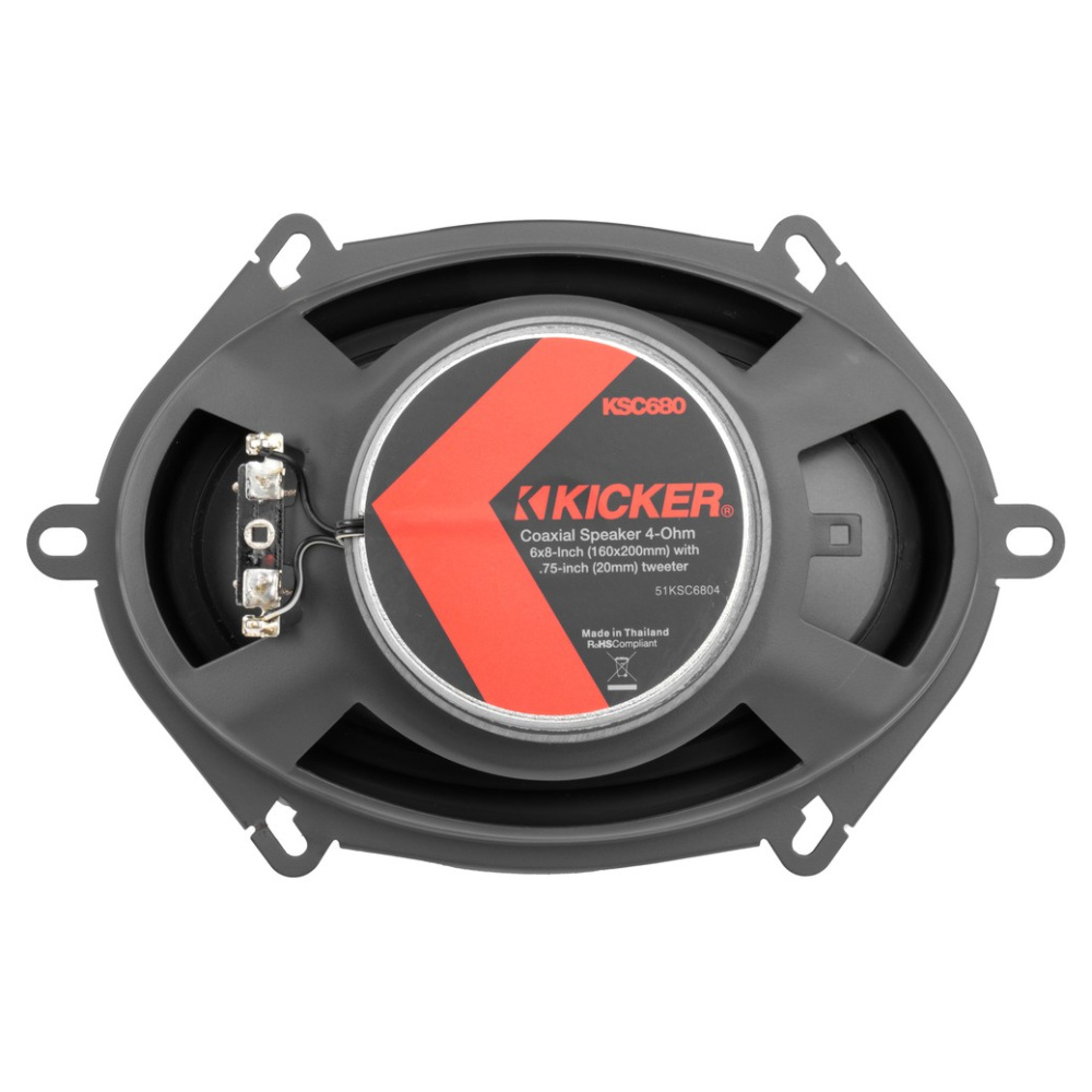 Kicker KSC6804, 6x8-calowe głośniki współosiowe, para