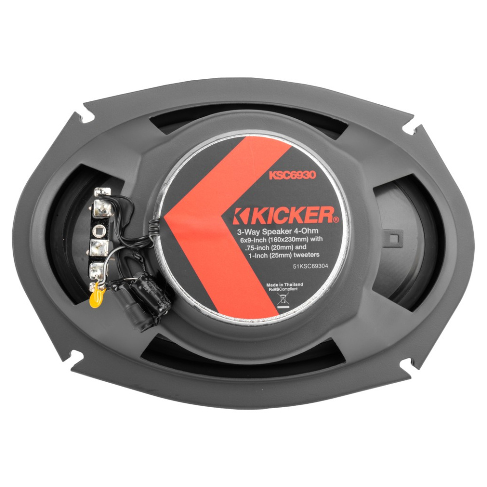 Kicker KSC69304, 6x9-calowe 3-drożne głośniki koncentryczne, para