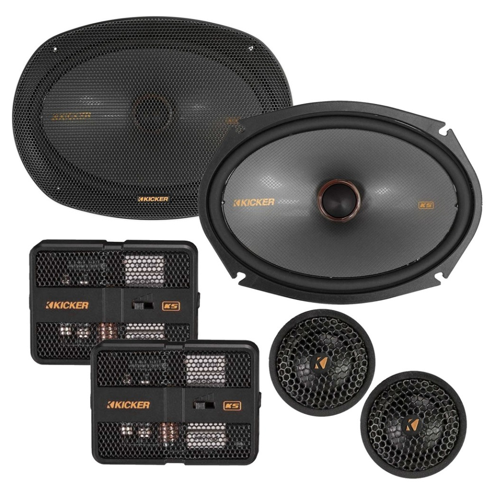 Kicker KSS6904, zestaw komponentowy 6x9 cali, para