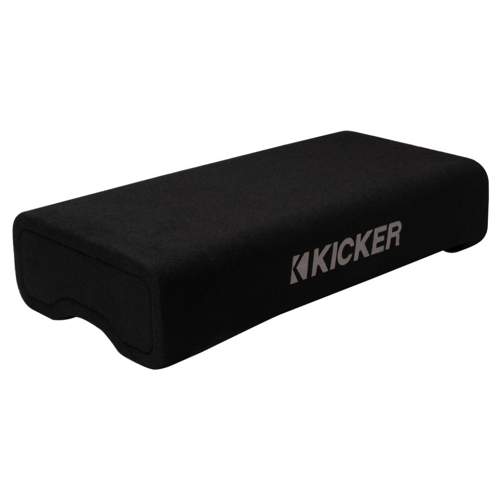 Kicker CompRT PTRTP10, 10-calowa aktywna skrzynia subwooferowa skierowana głośnikiem w dół
