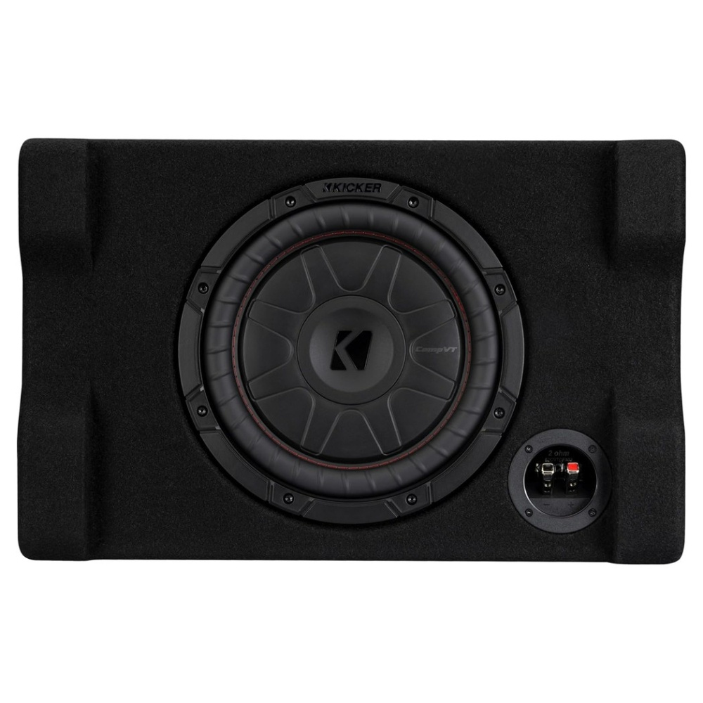 Kicker CompVT CVTDF102, 10-calowa obudowa subwoofera skierowanego w dół, 2 omy