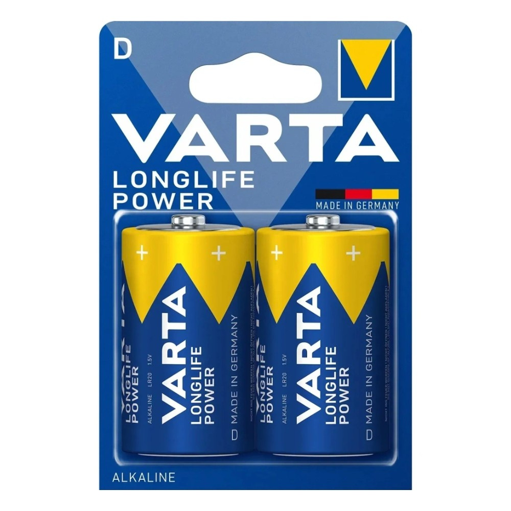 Varta Longlife Power D, baterie alkaliczne, 2 szt.