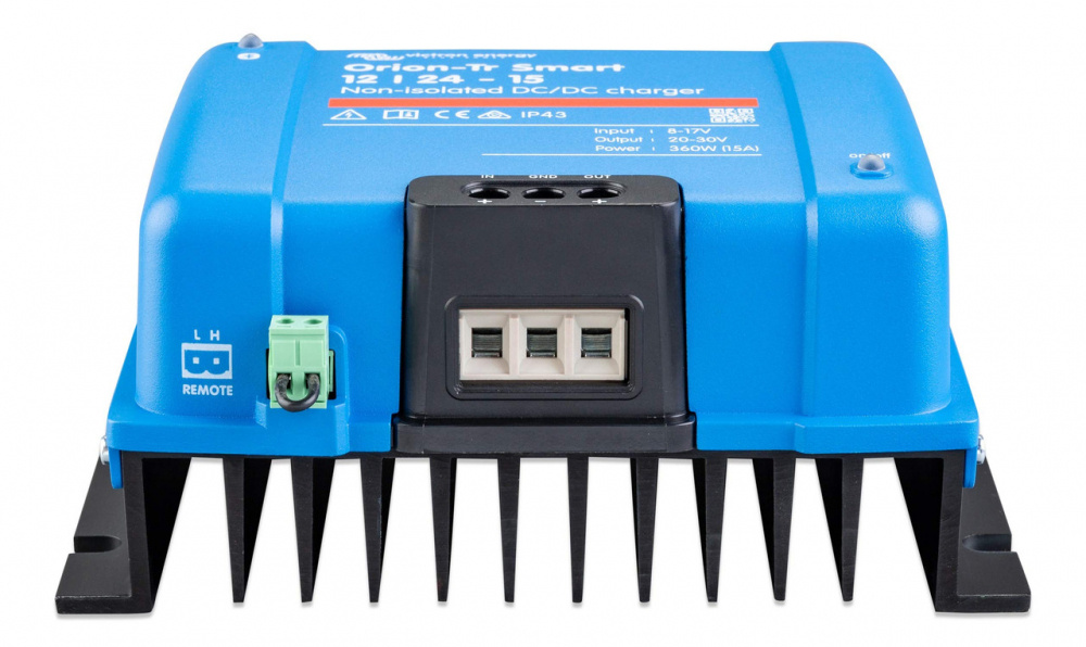 Ładowarka DC-DC Victron Orion-Tr Smart, 12V in 24V out, nieizolowana 15A