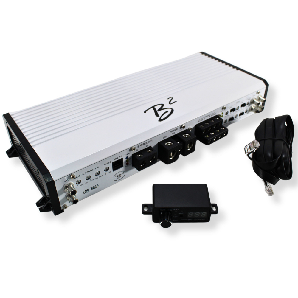 B2 Audio RAGE 1600.5, hybrydowy wzmacniacz 5-kanałowy