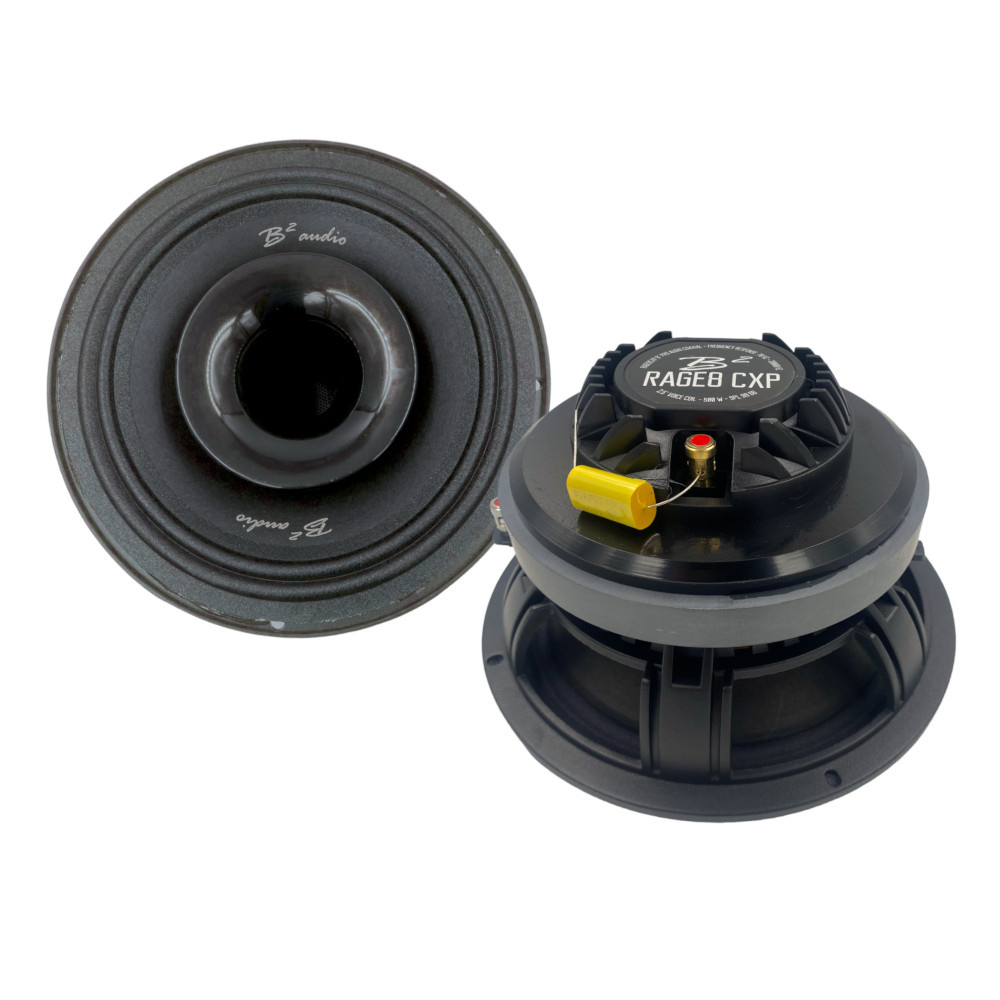 B² Audio RAGE 8CXP 8-calowe koaksjalne głośniki SPL, para