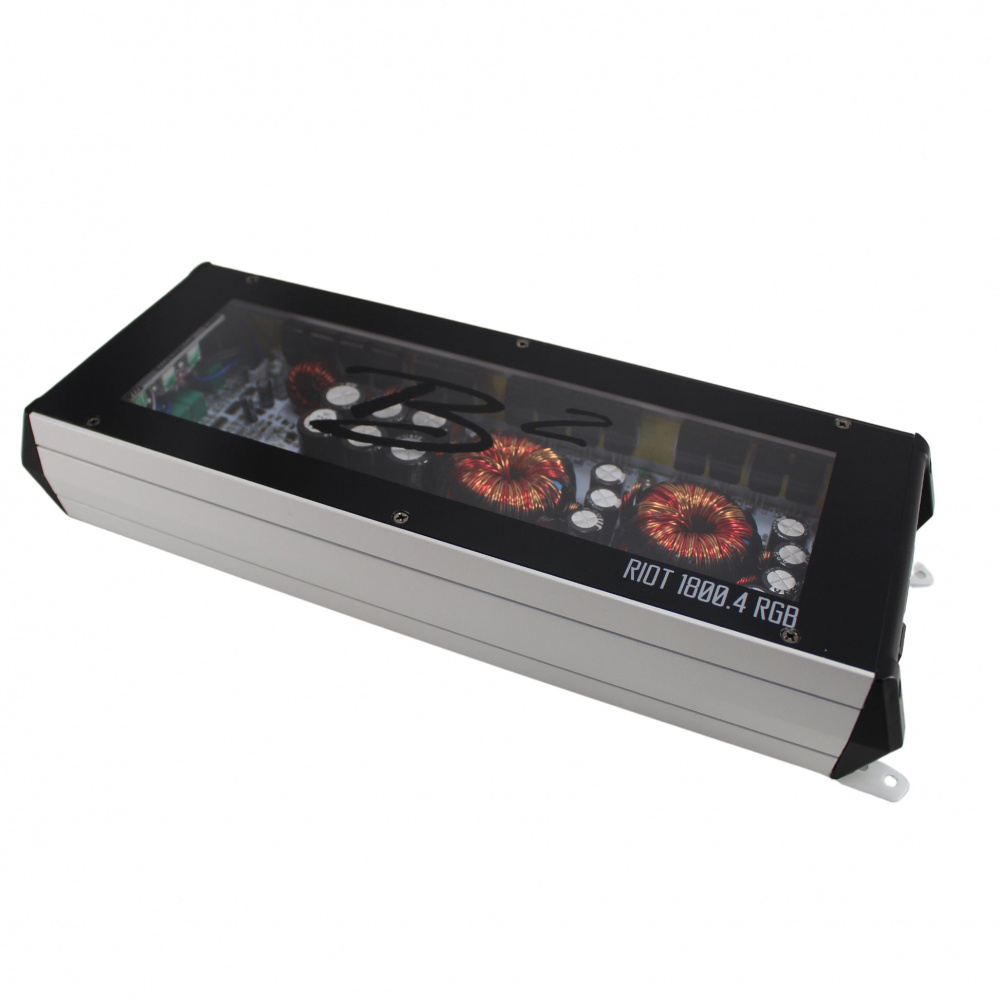 B2 Audio RIOT 1800.4 RGB, czterokanałowy wzmacniacz z podświetleniem RGB