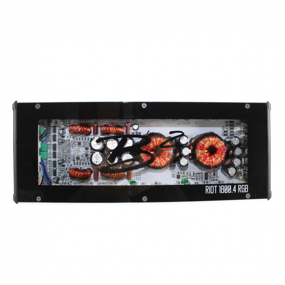 B2 Audio RIOT 1800.4 RGB, czterokanałowy wzmacniacz z podświetleniem RGB