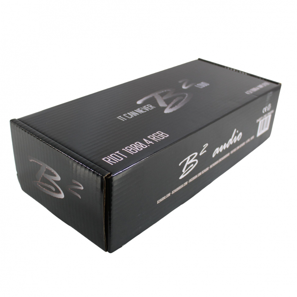 B2 Audio RIOT 1800.4 RGB, czterokanałowy wzmacniacz z podświetleniem RGB