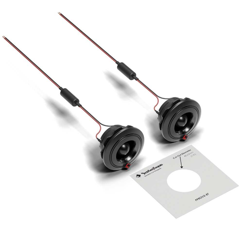 Rockford Fosgate Punch Pro PPROV2-BT, tubowe głośniki wysokotonowe, para