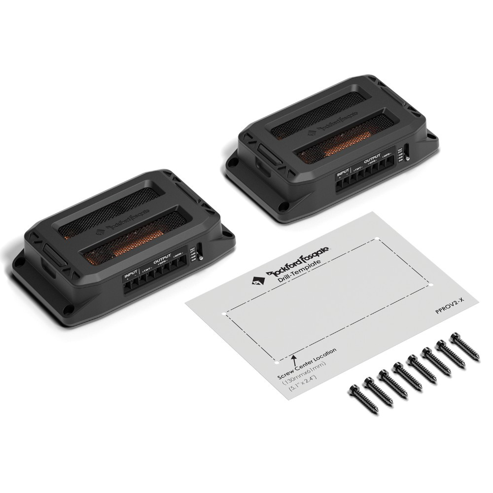 Rockford Fosgate Punch Pro PPROV2-X, pasywne zwrotnice, para
