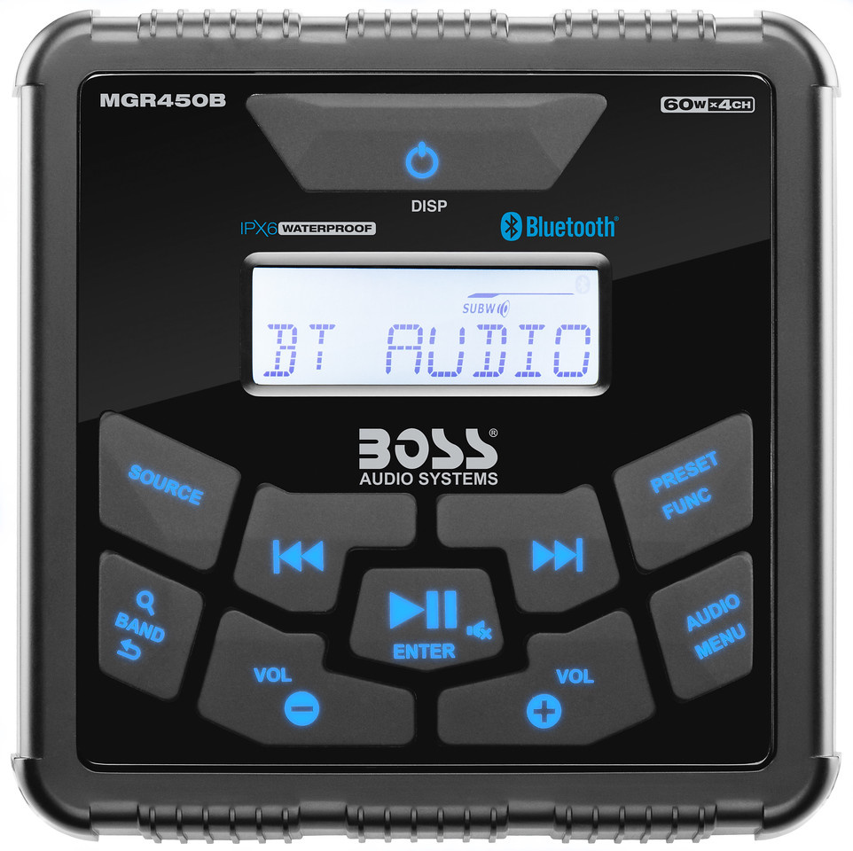 BOSS MGR450B marinstereo z Bluetooth