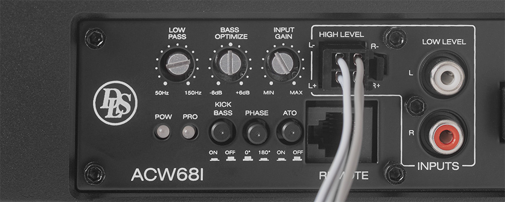 DLS ACW68i, kompaktowy subwoofer pod fotel