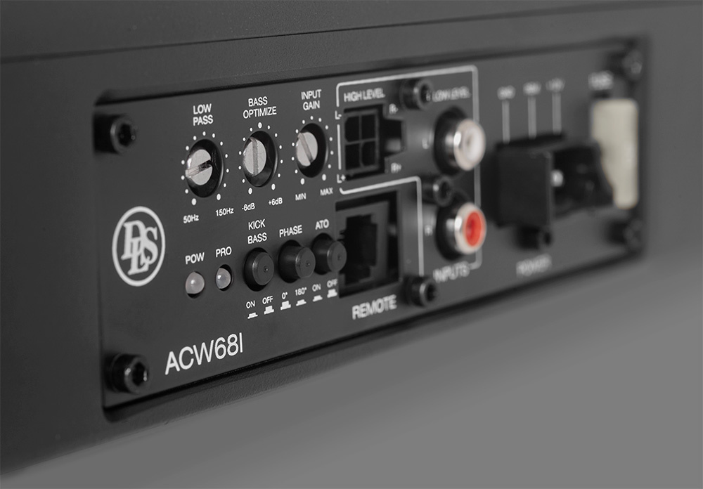 DLS ACW68i, kompaktowy subwoofer pod fotel