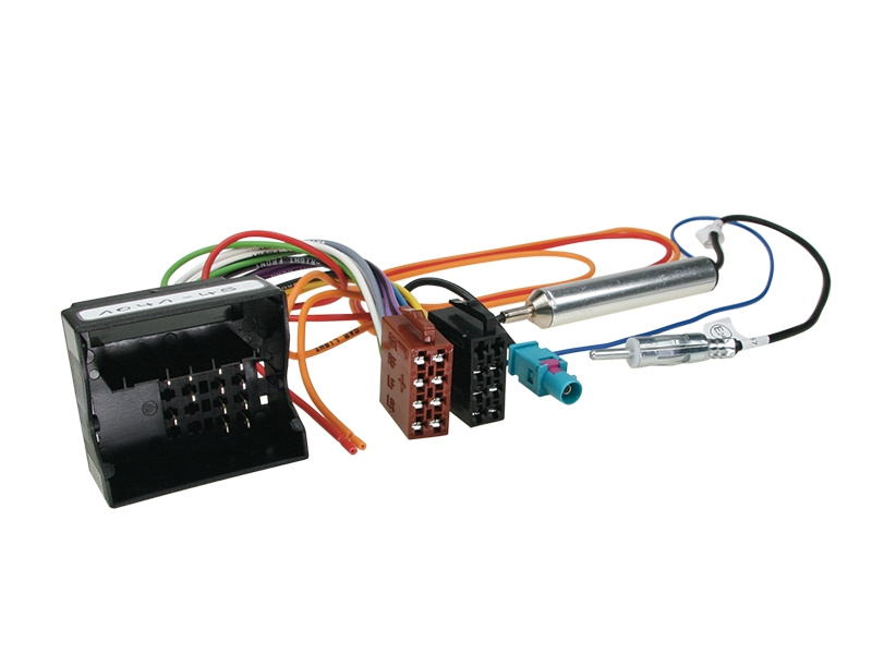 Okablowanie ISO Citroen/Peugeot, adapter antenowy