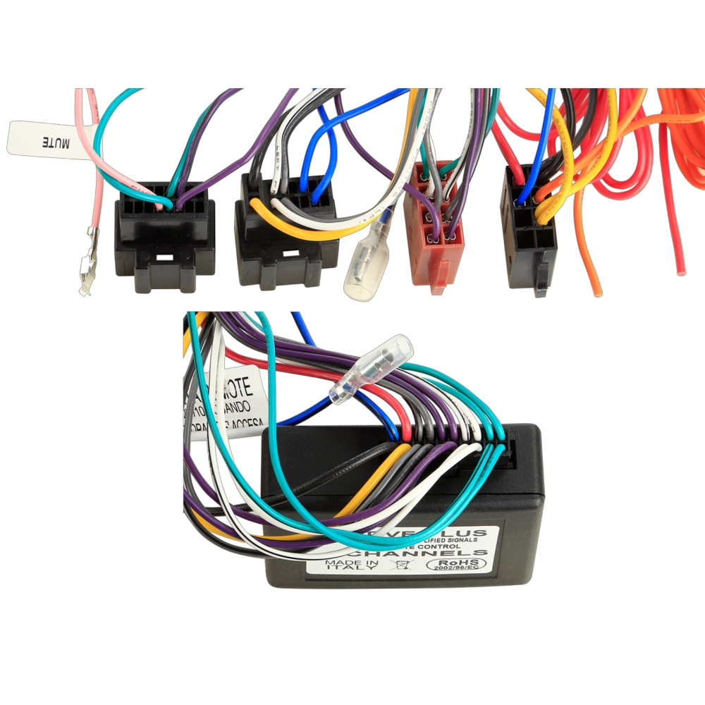 Aktywny adapter systemowy Cadillac/Saab 14/16-pin>ISO