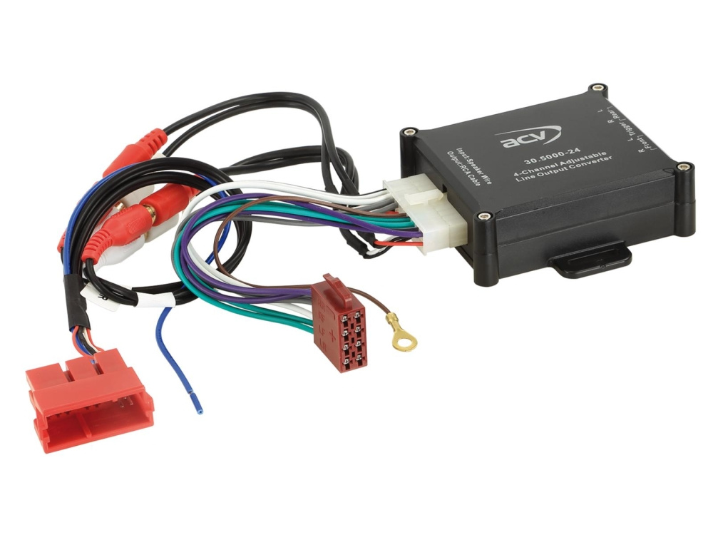 Aktywny adapter systemowy Audi, Mini ISO do ISO