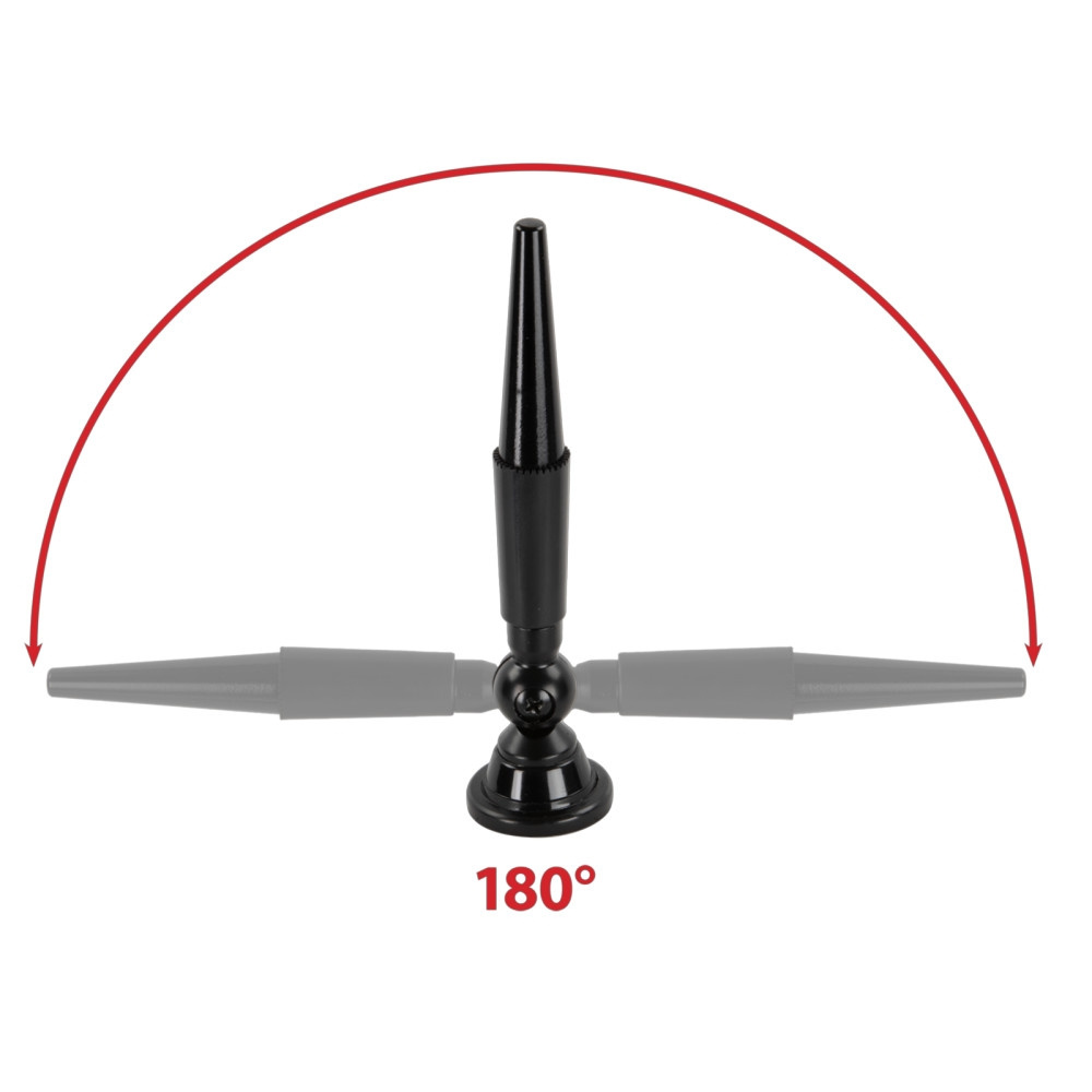 ACV Antena dachowa AM/FM 5,5 cm Aluminium