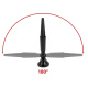 ACV Antena dachowa AM/FM 5,5 cm Aluminium ACV Antena dachowa AM/FM 5,5 cm Aluminium