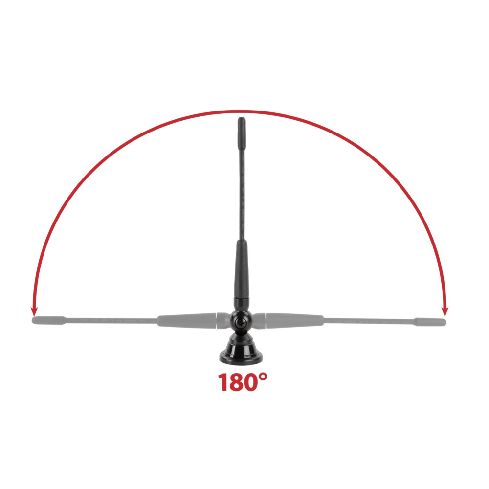 ACV Antena dachowa AM/FM elastyczna 14 cm