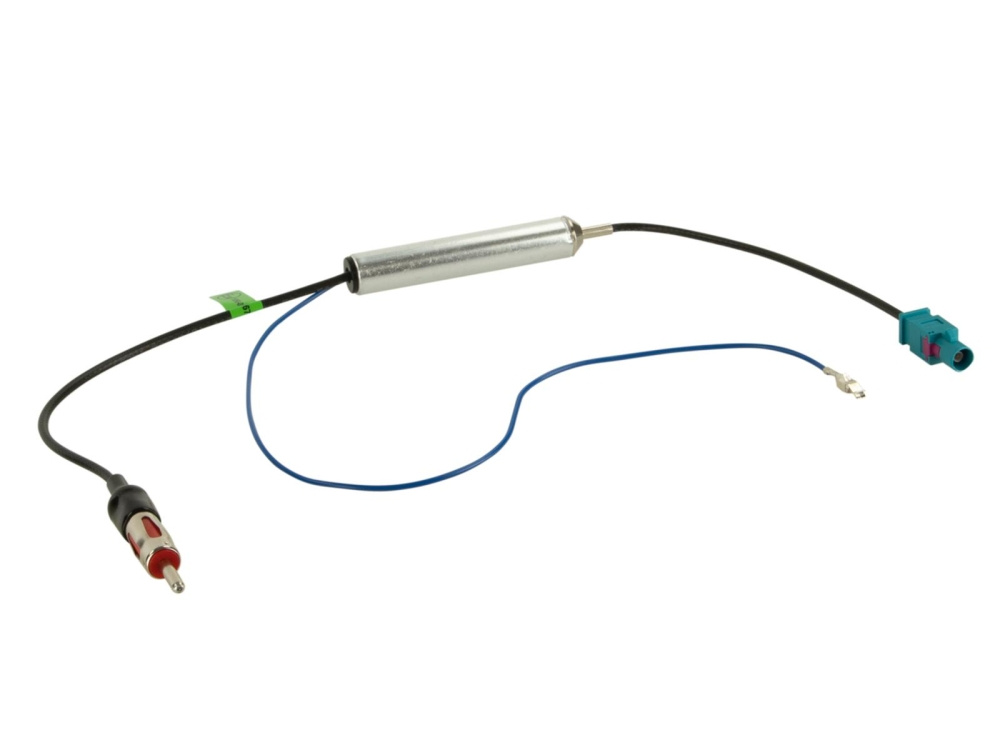 Adapter antenowy Fakra(m) na DIN(m), 12V phantom