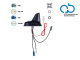 Antena dachowa AM/FM DAB+ GPS Shark 12V Antena dachowa AM/FM DAB+ GPS Shark 12V