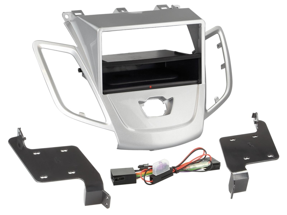 ACV ramka montażowa 2-DIN Ford Fiesta, srebrny