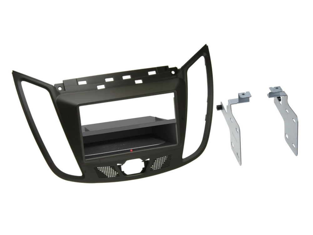 Panel fasadowy 2-DIN INBAY Ford C-MAX/Kuga, ciemnobrązowy