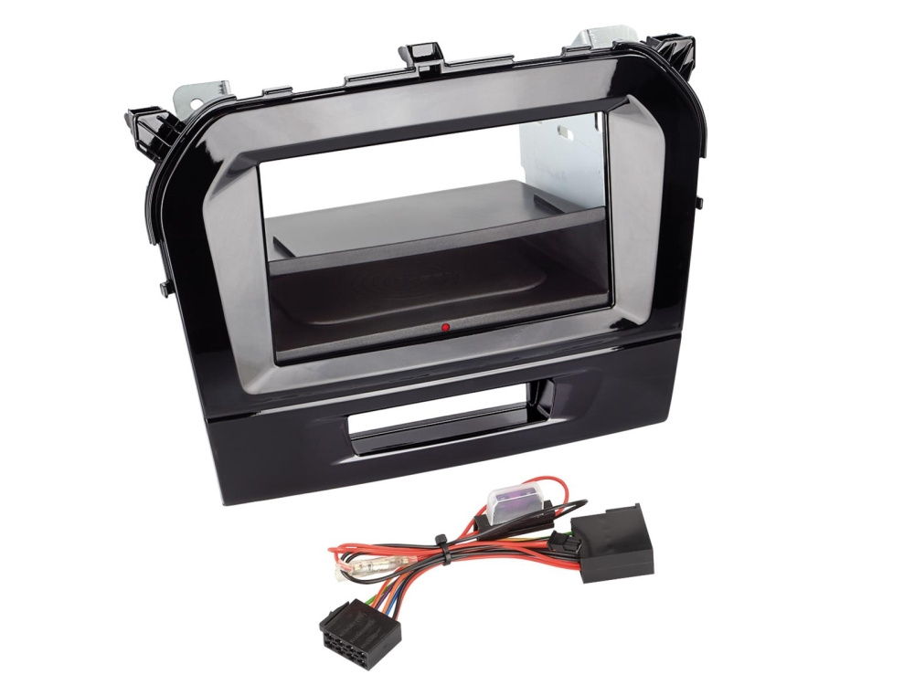 Ramka montażowa 2-DIN INBAY® Suzuki Vitara, czarna