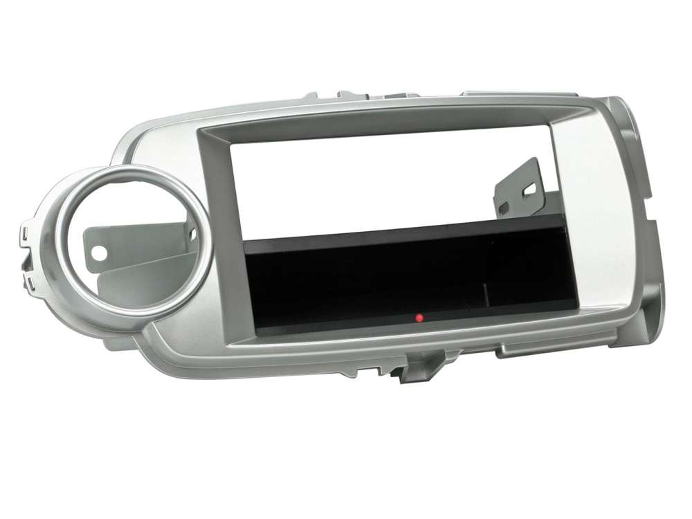 Ramka montażowa 1/2-DIN Toyota Yaris, srebrna