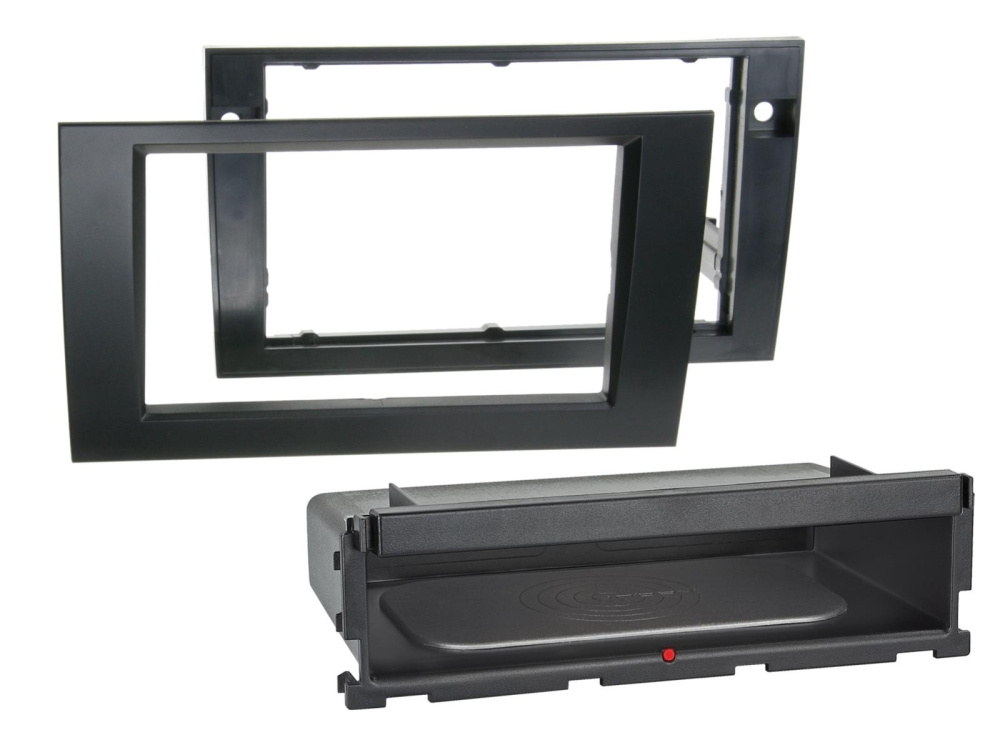 Ramka montażowa 2-DIN Audi A4/Seat Exeo, czarna