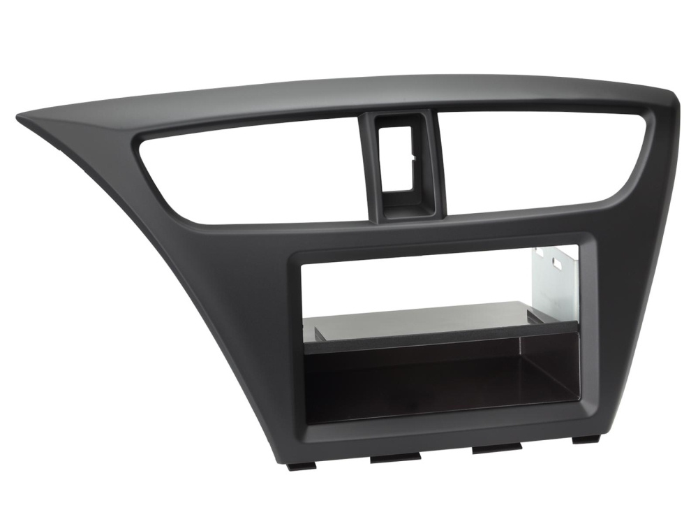 Ramka montażowa 2-DIN z kieszenią na akcesoria Honda Civic, czarna