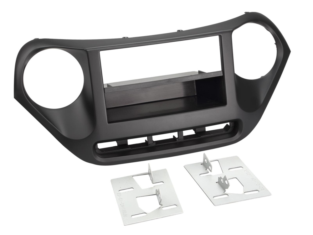 Ramka montażowa 2-DIN z kieszenią na akcesoria Hyundai I10 2013-2019