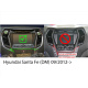 Ramka montażowa 2-DIN z kieszenią na akcesoria, Hyundai Santa Fe czarna Ramka montażowa 2-DIN z kieszenią na akcesoria, Hyundai Santa Fe czarna