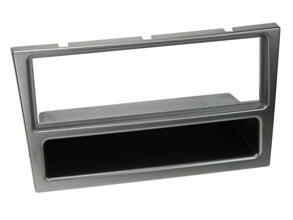 Ramka montażowa 1-DIN z kieszenią Opel Corsa C, aluminium