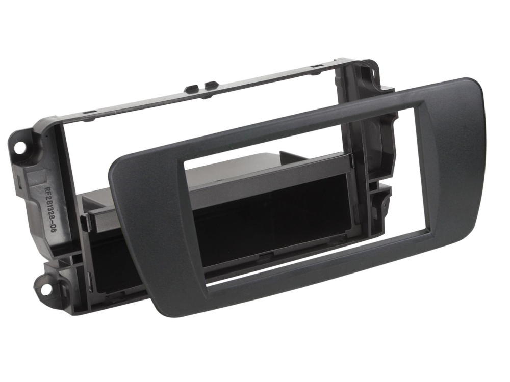 Ramka montażowa 2-DIN ze schowkiem Seat Ibiza, nit black