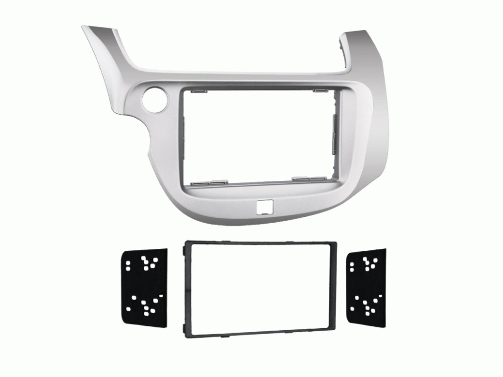 Ramka montażowa 2-DIN Honda Fit/Jazz, srebrna